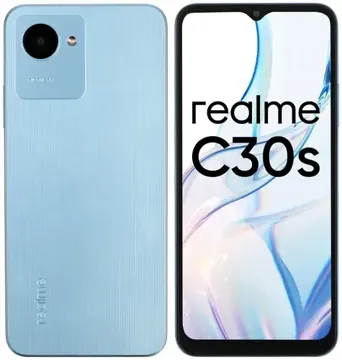 Смартфон REALME C30s 4/64Gb (stripe blue), купить в rim.org.ru, гарантия на товар, доставка по ДНР