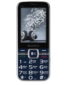 Мобильный телефон MAXVI P18 Blue, купить в rim.org.ru, гарантия на товар, доставка по ДНР