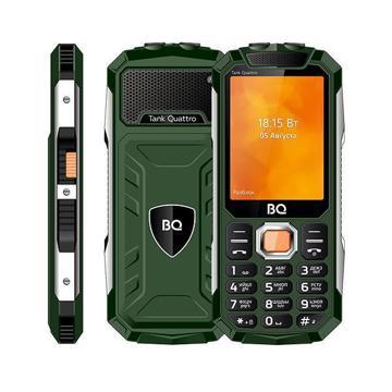 Мобильный телефон BQ BQM-2819 Tank Quattro (Green), купить в rim.org.ru, гарантия на товар, доставка по ДНР