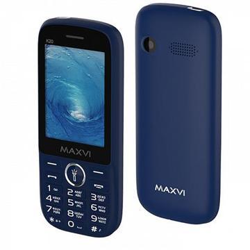 Мобильный телефон MAXVI K20 Blue, купить в rim.org.ru, гарантия на товар, доставка по ДНР