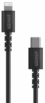 Кабель ANKER Powerline Select USB-C to Lightning - 0.9м V3 (Black), купить в rim.org.ru, гарантия на товар, доставка по ДНР