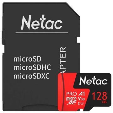Карта памяти NETAC P500 Extreme Pro 128GB (NT02P500PRO-128G-R), купить в rim.org.ru, гарантия на товар, доставка по ДНР