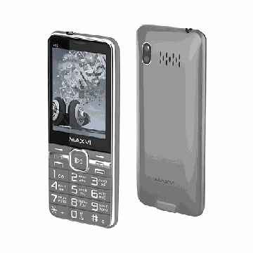 Мобильный телефон MAXVI P15 (grey), купить в rim.org.ru, гарантия на товар, доставка по ДНР