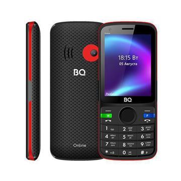 Мобильный телефон BQ BQM-2800G Online (Black+Red), купить в rim.org.ru, гарантия на товар, доставка по ДНР