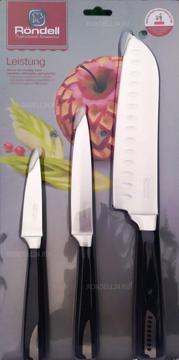 Наборы ножей RONDELL RD-1051 Leistung Набор из 3 ножей, купить в rim.org.ru, гарантия на товар, доставка по ДНР