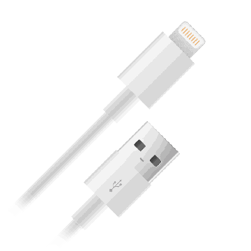 Кабель передачи данных NOBBY Дата-кабель BB 003-001 USB-s8pin для Apple 1м бел, купить в rim.org.ru, гарантия на товар, доставка по ДНР