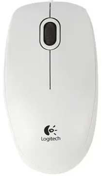 Мышь LOGITECH Optical Mouse B100 USB White, купить в rim.org.ru, гарантия на товар, доставка по ДНР