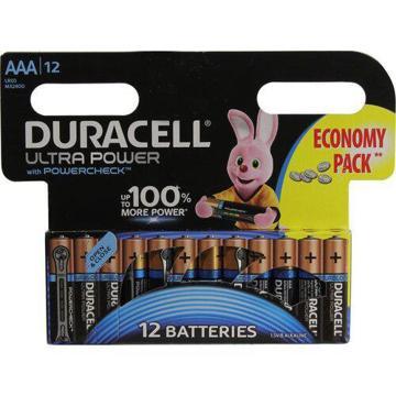 Батарейка DURACELL Ultra Power AAA/LR03/MX2400 1x12 шт, купить в rim.org.ru, гарантия на товар, доставка по ДНР