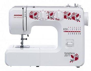 Швейная машинка JANOME HomeDecor 2077, купить в rim.org.ru, гарантия на товар, доставка по ДНР