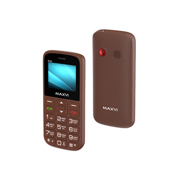 Мобильный телефон MAXVI B100 (Brown), купить в rim.org.ru, гарантия на товар, доставка по ДНР