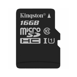 Карта памяти KINGSTON MicroSDHC 16GB Canvas Plus A1 Class10 UHS-I, купить в rim.org.ru, гарантия на товар, доставка по ДНР