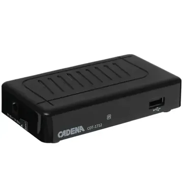 Цифровой тюнер CADENA CDT-1712 black, купить в rim.org.ru, гарантия на товар, доставка по ДНР