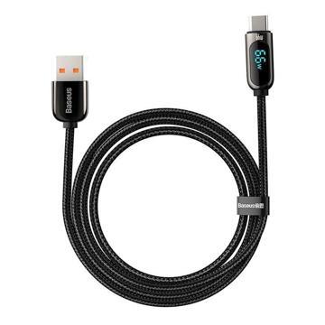 Кабель BASEUS Display Fast Charging, USB - Type-C, 66W, купить в rim.org.ru, гарантия на товар, доставка по ДНР