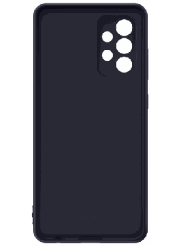 Чехол SAMSUNG Galaxy A52/A525 Silicone Cover Black, купить в rim.org.ru, гарантия на товар, доставка по ДНР