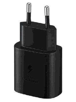 Зарядное устройство  SAMSUNG 25W Travel Adapter Black/EP-TA800NBEGRU, купить в rim.org.ru, гарантия на товар, доставка по ДНР