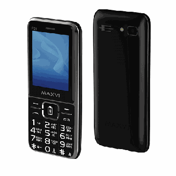 Мобильный телефон MAXVI P21 Black, купить в rim.org.ru, гарантия на товар, доставка по ДНР