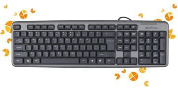 Клавиатура DEFENDER Element HB-520 серый PS/2, купить в rim.org.ru, гарантия на товар, доставка по ДНР
