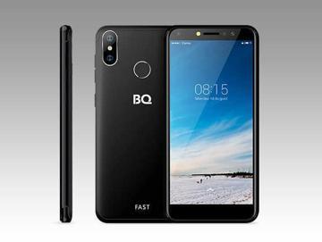 Смартфон BQ BQS-5515L Fast (Black), купить в rim.org.ru, гарантия на товар, доставка по ДНР