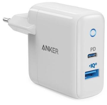 Зарядное устройство ANKER PowerPort PD+ 2 – 20W 1xPD & 15W 1xUSB (White), купить в rim.org.ru, гарантия на товар, доставка по ДНР