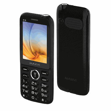 Мобильный телефон  MAXVI K18 Black, купить в rim.org.ru, гарантия на товар, доставка по ДНР