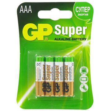 Батарейка GP Super Alkaline 24AАА 2CR4 (3+1), купить в rim.org.ru, гарантия на товар, доставка по ДНР