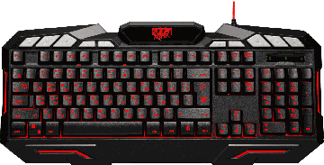 Клавиатура DEFENDER Doom Keeper GK-100DL RU,3-х цветная,19 Anti-Ghost, купить в rim.org.ru, гарантия на товар, доставка по ДНР