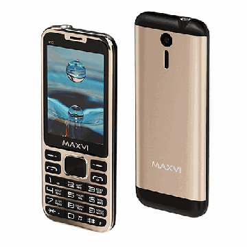 Мобильный телефон MAXVI X10 metallic Gold, купить в rim.org.ru, гарантия на товар, доставка по ДНР