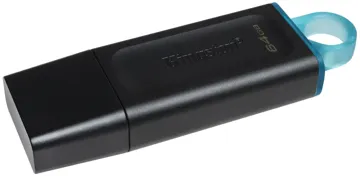Флеш  - драйв KINGSTON DT Exodia 64GB USB 3.2 Black/Teal, купить в rim.org.ru, гарантия на товар, доставка по ДНР