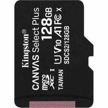 Карта памяти KINGSTON 128Gb Canvas Select+ A1 (R100/W85), купить в rim.org.ru, гарантия на товар, доставка по ДНР