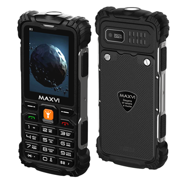 Мобильный MAXVI R1 Black, купить в rim.org.ru, гарантия на товар, доставка по ДНР