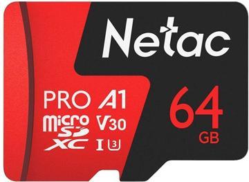 Карта памяти NETAC P500 Extreme Pro 64GB +ad (NT02P500PRO-064G-R), купить в rim.org.ru, гарантия на товар, доставка по ДНР