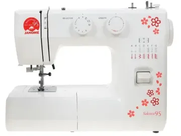 Швейная машинка JANOME Sakura 95, купить в rim.org.ru, гарантия на товар, доставка по ДНР
