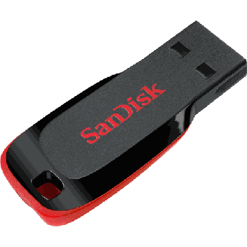 Флеш накопитель SANDISK 64GB USB Cruzer Blade (SDCZ50C-064G-B35BE), купить в rim.org.ru, гарантия на товар, доставка по ДНР