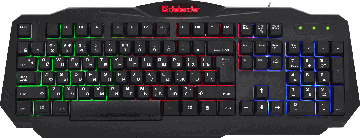 Клавиатура DEFENDER (45330) Ultra HB-330L RU RGB подсветка, купить в rim.org.ru, гарантия на товар, доставка по ДНР