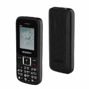 Мобильный телефон MAXVI C3n (black), купить в rim.org.ru, гарантия на товар, доставка по ДНР