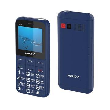 Мобильный телефон MAXVI B231 (Blue), купить в rim.org.ru, гарантия на товар, доставка по ДНР