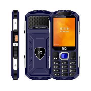 Мобильный телефон BQ BQM-2819 Tank Quattro (Blue), купить в rim.org.ru, гарантия на товар, доставка по ДНР