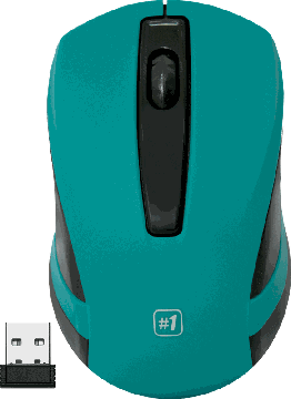 Мышь  DEFENDER (52607)#1 MM-605 Wireless green, купить в rim.org.ru, гарантия на товар, доставка по ДНР