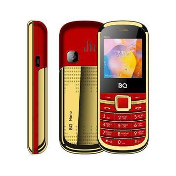 Мобильный телефон BQ BQM-1415 Nano (Red+Gold), купить в rim.org.ru, гарантия на товар, доставка по ДНР
