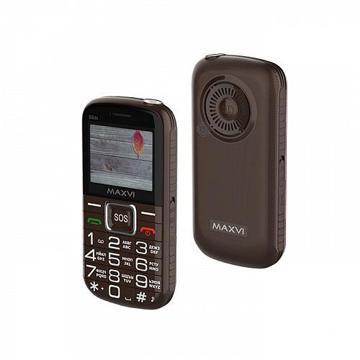 Мобильный телефон MAXVI B5ds (brown), купить в rim.org.ru, гарантия на товар, доставка по ДНР