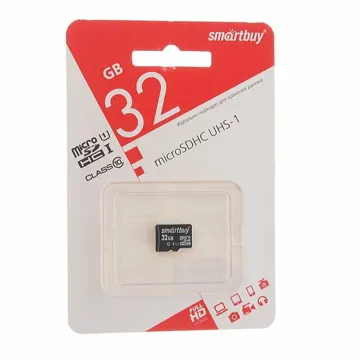 карта памяти SMARTBUY microSDHS 32GB Class 10 no adapter, купить в rim.org.ru, гарантия на товар, доставка по ДНР