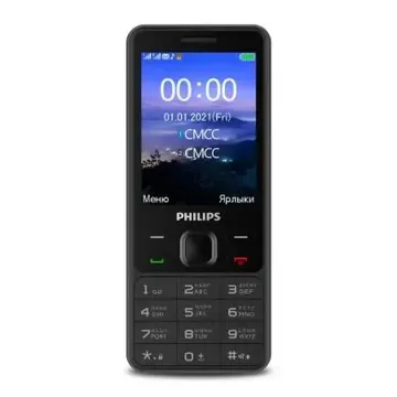 Мобильный телефон PHILIPS E185 Xenium (black), купить в rim.org.ru, гарантия на товар, доставка по ДНР