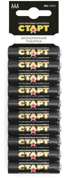 Батарейка СТАРТ Батарейка Алкалиновая LR 03 ААА, купить в rim.org.ru, гарантия на товар, доставка по ДНР