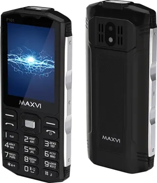 Мобильный телефон MAXVI P101 Black, купить в rim.org.ru, гарантия на товар, доставка по ДНР