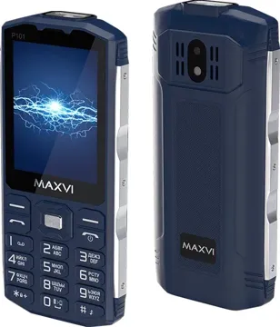 Мобильный телефон MAXVI P101 blue, купить в rim.org.ru, гарантия на товар, доставка по ДНР
