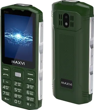 Мобильный телефон MAXVI P101 green, купить в rim.org.ru, гарантия на товар, доставка по ДНР