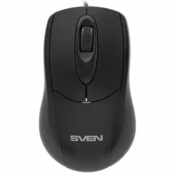 Мышь SVEN RX-110 PS/2 чёрная, купить в rim.org.ru, гарантия на товар, доставка по ДНР