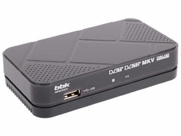 Цифровой тюнер DVB-T BBK SMP023HDT2 темн. серый, купить в rim.org.ru, гарантия на товар, доставка по ДНР