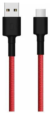 Кабель XIAOMI Mi Type-C Braided Cable red SJX10ZM 100см, купить в rim.org.ru, гарантия на товар, доставка по ДНР