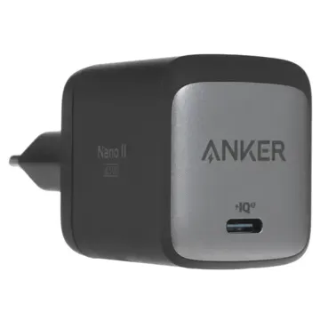 Зарядное устройство ANKER PowerPort Nano II GaN 65W A2663 Black, купить в rim.org.ru, гарантия на товар, доставка по ДНР
